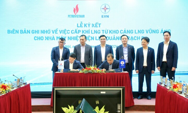 PV GAS ký kết biên bản ghi nhớ với Tập đoàn Điện lực Việt Nam