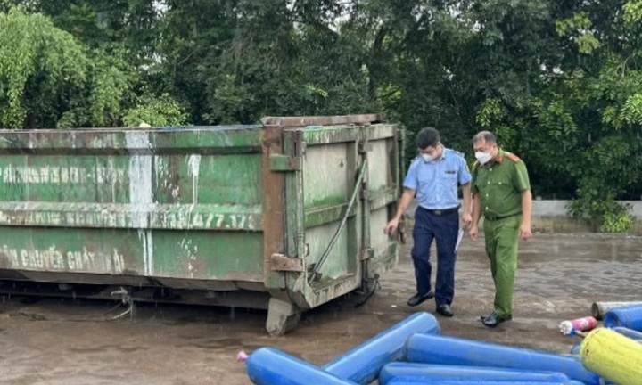 398 bình khí N2O không rõ nguồn gốc xuất xứ được tiêu huỷ