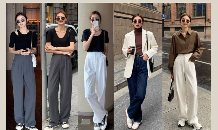 Cách chọn quần ống rộng cho người có chiều cao khiêm tốn