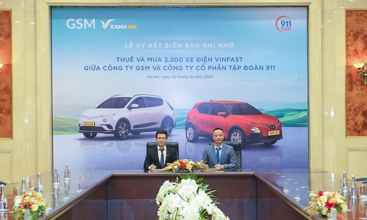 Một doanh nghiệp Việt đem 10% tổng tài sản thuê, mua 2.200 ô tô điện VinFast 