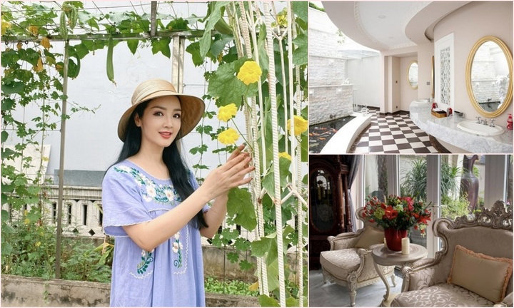 Cơ ngơi “triệu đô” của sao Việt: Choáng ngợp trước biệt thự hơn 1.000m2 của Hoa hậu Giáng My