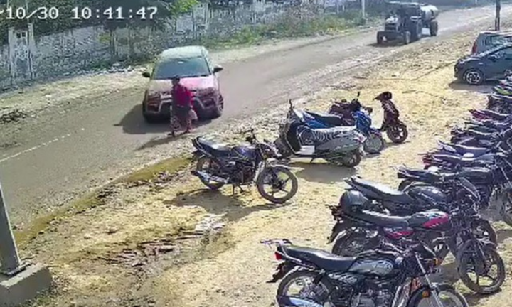 Clip: Ớn lạnh cảnh chiếc ô tô chạy với tốc độ