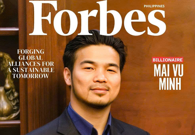 Forbes đưa tin về tỷ phú Mai Vũ Minh dẫn đầu hợp tác toàn cầu về phát triển bền vững