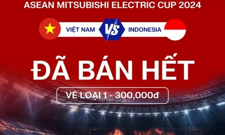 Vé xem trận Việt Nam gặp Indonesia tại AFF Cup 2024 bất ngờ 