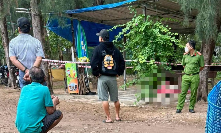 Hiện trường vụ nam thanh niên tử vong bất thường trong căn chòi ở Bình Thuận