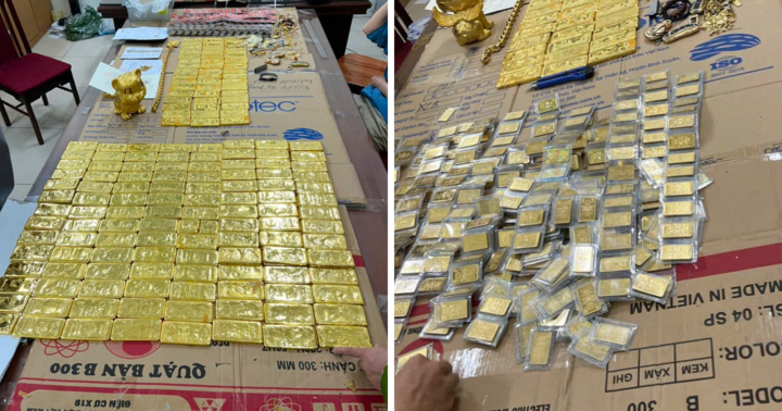 Cận cảnh gần 900 miếng vàng SJC, 246kg vàng nguyên khối bị thu giữ trong vụ Mr Pips
