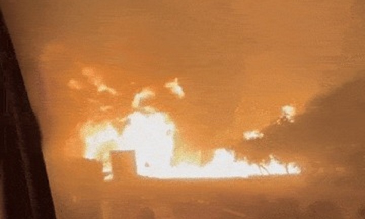 Clip: Khoảnh khắc xe bồn chở gas phát nổ 