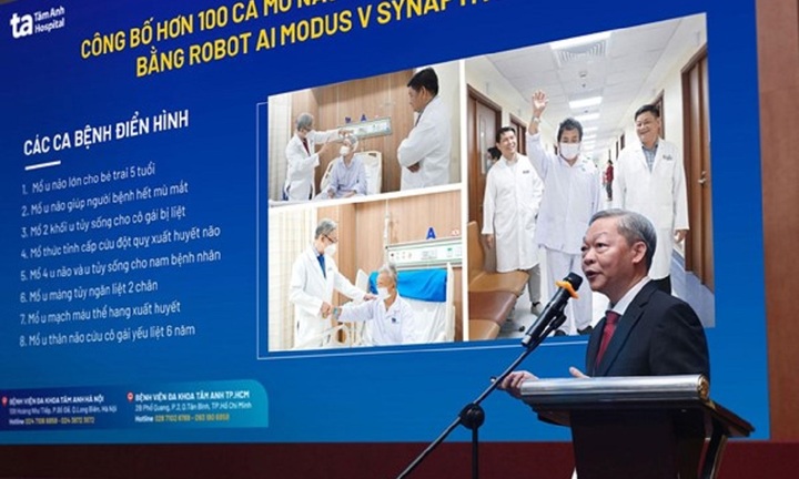 Bệnh viện Tâm Anh TP.HCM làm chủ kỹ thuật mổ não và tủy sống bằng Robot AI duy nhất tại Việt Nam