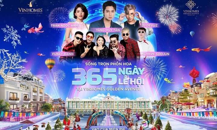 Vinhomes Golden Avenue “chơi lớn” tặng cư dân và du khách gala âm nhạc “đỉnh của chóp”