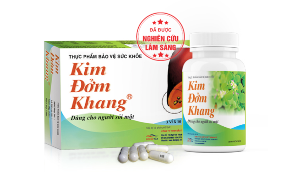 Kim Đởm Khang - Giải pháp vàng giúp bào mòn sỏi mật được nghiên cứu tại viện 103