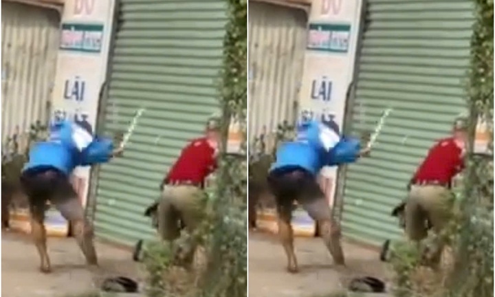 Tấn công người khác trên đường, hai người đàn ông bị công an triệu tập