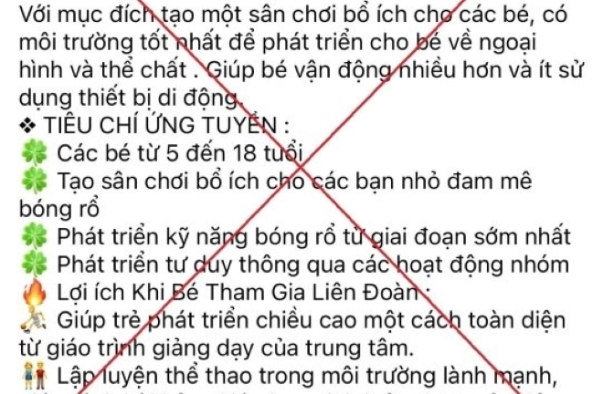Đăng ký khóa học bóng rổ cho con trên mạng, người phụ nữ bị lừa hơn 1 tỷ đồng