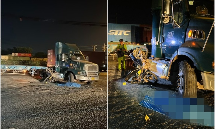 Liên tiếp 2 vụ xe máy va chạm xe đầu kéo, 3 người thương vong ở TP.HCM 