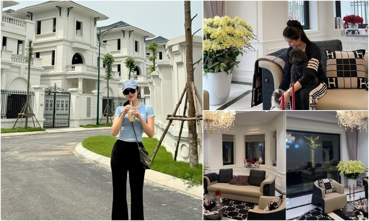 Cơ ngơi “triệu đô” của sao Việt: Biệt thự 3 tầng của Á hậu Huyền My có gì?