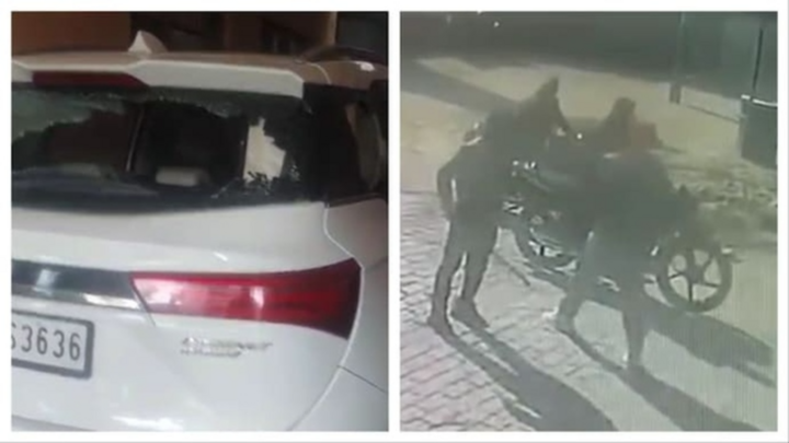 Clip: Nhân viên giao hàng đập phá ô tô, hành hung khách vì không nghe điện thoại