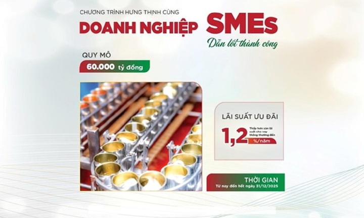 Agribank triển khai Chương trình Hưng thịnh cùng doanh nghiệp SMEs năm 2025