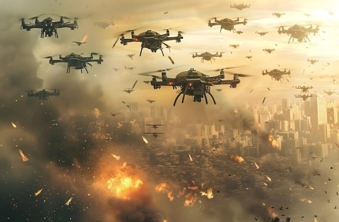 Nga - Ukraine đồng loạt phóng hàng trăm UAV, quyết 