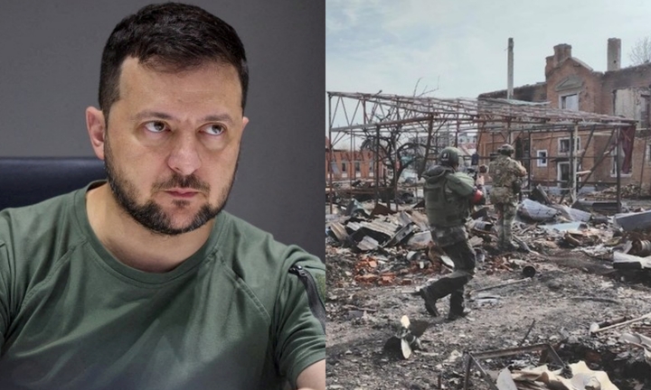 Tổng thống Zelensky nhận tin 