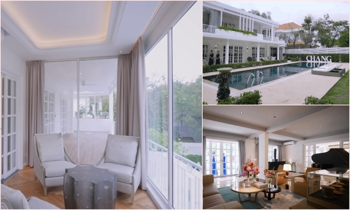 Cơ ngơi “triệu đô” của sao Việt: Cận cảnh biệt thự 1.600m2 của vợ chồng Chi Bảo