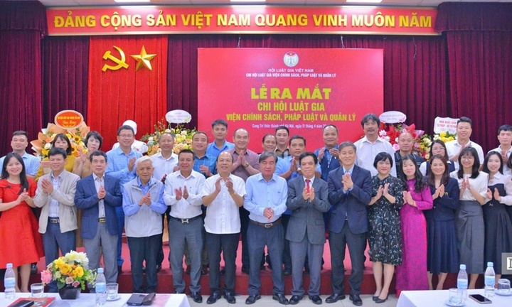 Ra mắt Chi hội Luật gia Viện chính sách, Pháp luật và Quản lý