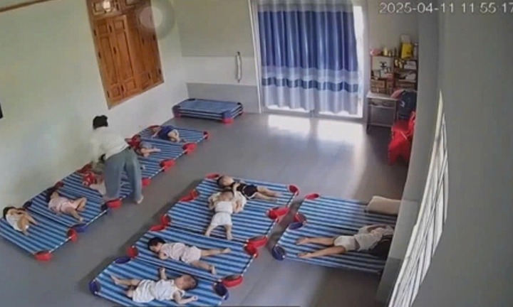 Vụ clip cô giáo xách ngược trẻ 20 tháng tuổi đánh tới tấp: Tạm đình chỉ cơ sở mầm non