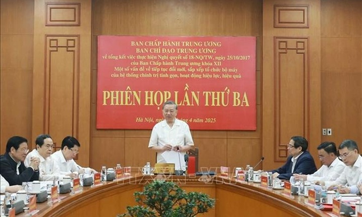 Tổng Bí thư Tô Lâm: Các cơ quan, đơn vị, tổ chức trước, trong và sau sắp xếp phải đảm bảo hoạt động thông suốt