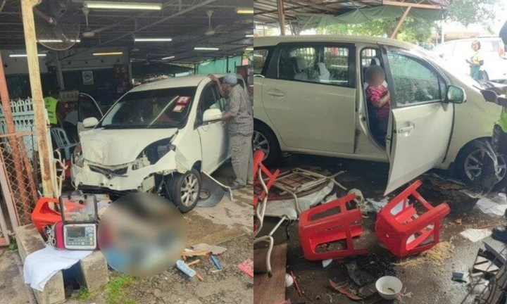 Clip: Người phụ nữ bị ô tô tông tử vong khi đang ngồi ăn sáng trong quán