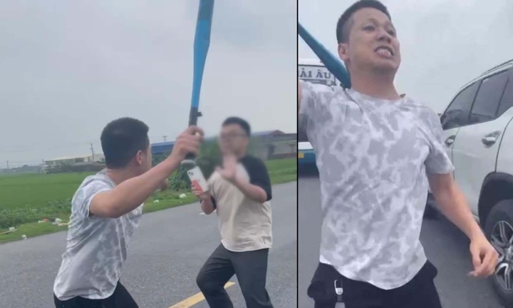 Khởi tố tài xế xe bán tải dùng gậy bóng chày đánh người ở Thái Bình