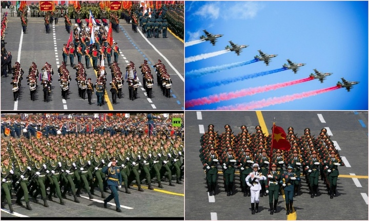 Toàn cảnh Lễ duyệt binh kỷ niệm 80 năm Ngày chiến thắng trên Quảng trường đỏ của Nga
