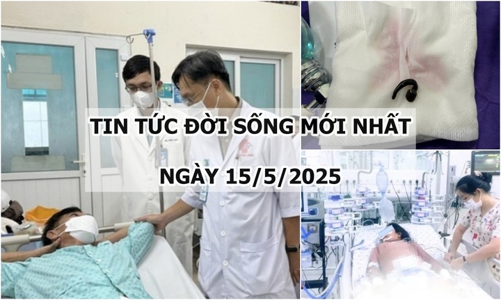 Tin tức đời sống 15/5: Khối bướu “khủng” chiếm gần hết ổ bụng người đàn ông