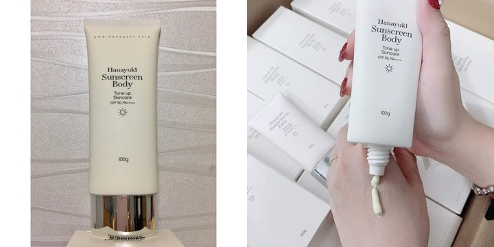 Thu hồi toàn quốc lô kem chống nắng Hanayuki Sunscreen Body