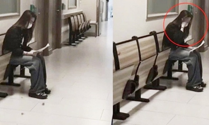 Sự thật đau lòng đằng sau hình ảnh cô gái khóc nghẹn ở hành lang bệnh viện