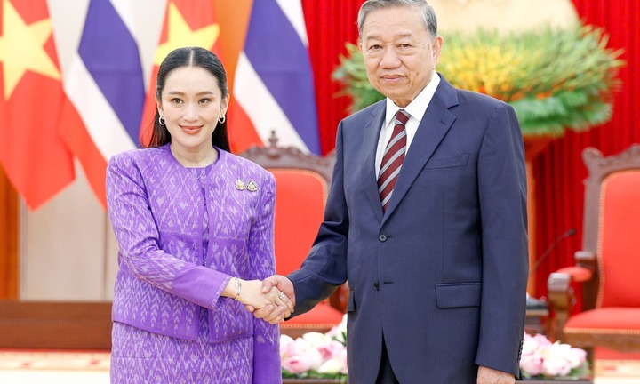 Tổng Bí thư Tô Lâm tiếp Thủ tướng Thái Lan Paetongtarn Shinawatra