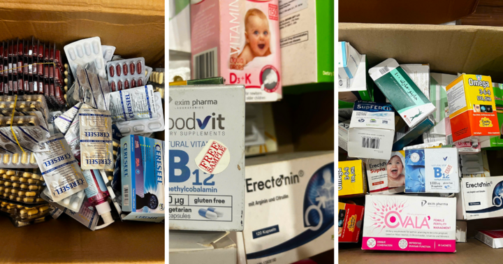 Thu giữ 100 tấn thực phẩm chức năng, thiết bị y tế giả: Cận cảnh các sản phẩm được phân phối tại nhiều hiệu thuốc, bệnh viện