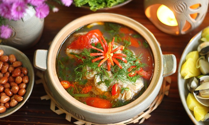 Canh riêu cá Bắc Bộ thanh mát ngày hè