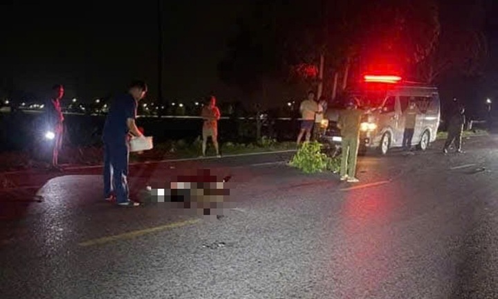 Hiện trường vụ tai nạn giao thông ở Hải Dương, 2 thanh niên tử vong, 1 người bị thương nặng