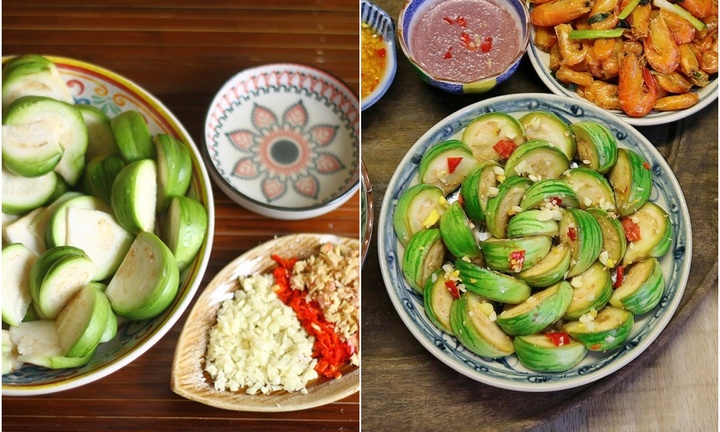 Cách làm cà bát muối xổi