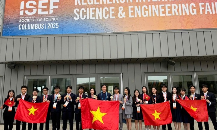 Học sinh Việt Nam giành giải cao nhất từ trước đến nay tại ISEF 2025 