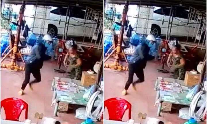 Clip: Chủ tiệm tạp hóa bàng hoàng khi bị cướp giật dây chuyền giữa ban ngày