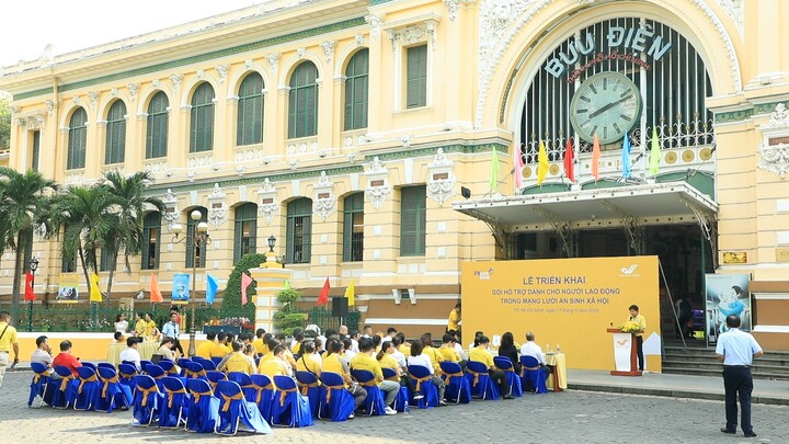 Bưu điện TP. Hồ Chí Minh và PVcomBank tổ chức lễ triển khai gói hỗ trợ tài chính dành cho người lao động tham gia BHXH