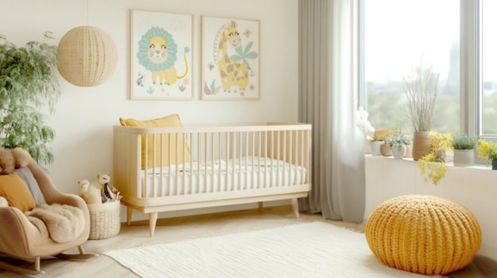 Những màu sơn phù hợp với phòng ngủ em bé