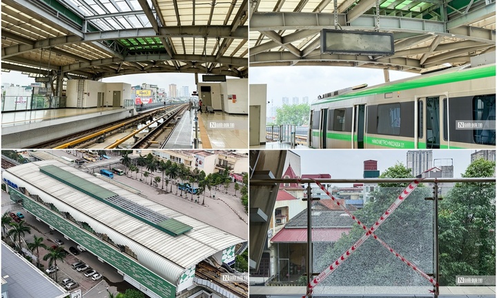 Cận cảnh hạ tầng tuyến đường sắt Cát Linh - Hà Đông xuống cấp, hư hỏng