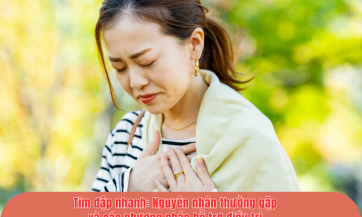 Tim đập nhanh: Nguyên nhân thường gặp và các phương pháp hỗ trợ điều trị