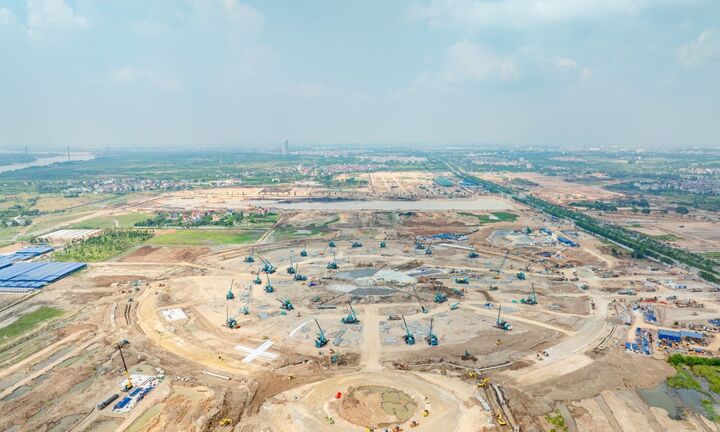 Phá kỷ lục tiến độ, Trung tâm Triển lãm Quốc gia - biểu tượng phát triển mới của Thủ đô lộ diện 