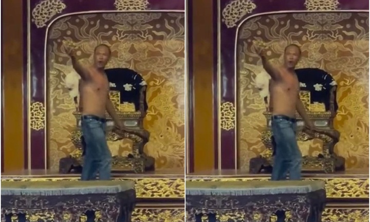 Vụ người đàn ông vô tư ngồi, bẻ gãy ngai vàng ở Đại nội Huế: Bảo vệ ở đâu khi kẻ 