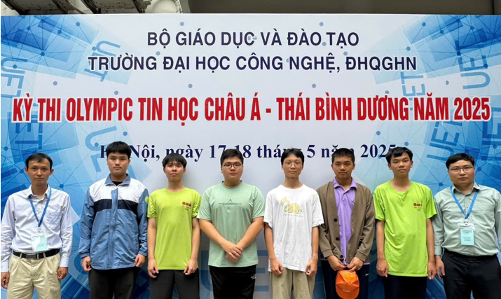 Đoàn Việt Nam giành 6 huy chương tại Olympic Tin học châu Á Thái Bình Dương
