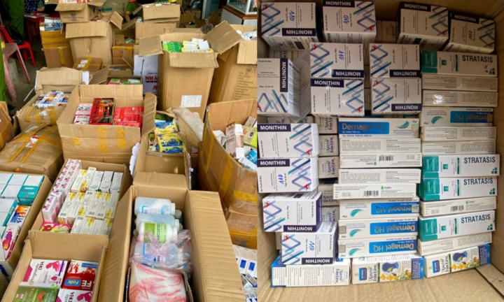 Phát hiện hơn 5.000 sản phẩm không rõ nguồn gốc tại cơ sở kinh doanh thuốc tây không phép