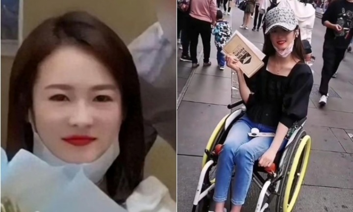 Cô gái liệt nửa người
