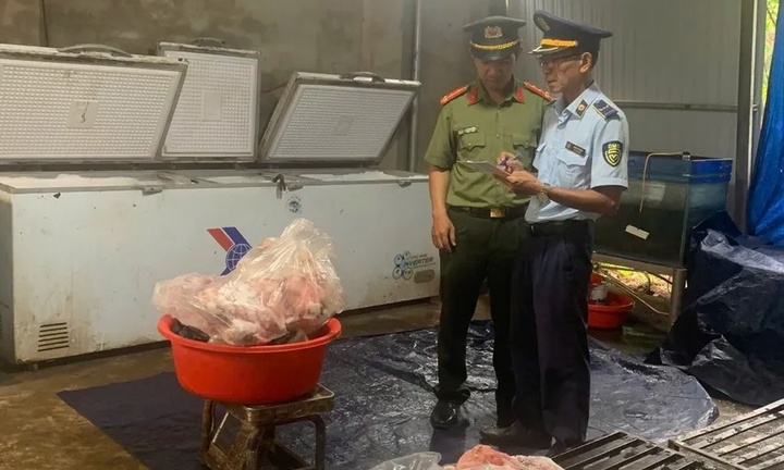 Đắk Lắk: Phát hiện, xử lý hơn 1 tấn thịt heo không rõ nguồn gốc xuất xứ