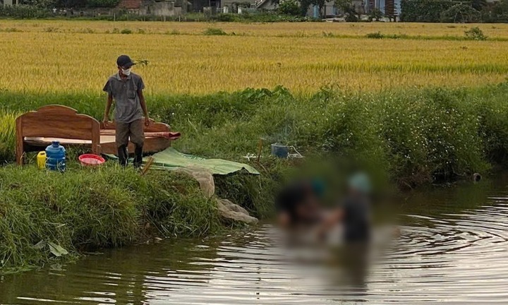 Danh tính thi thể người đàn ông dưới mương nước ở Nam Định